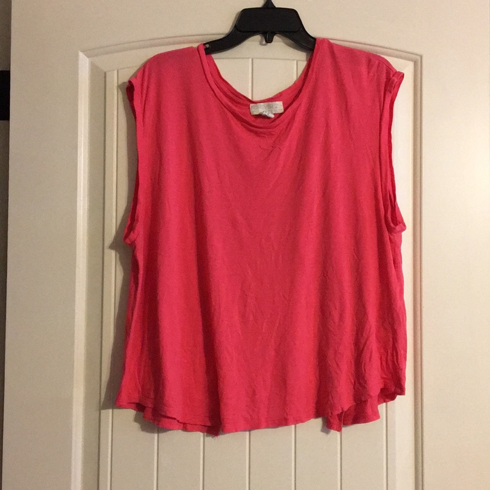 Hot Pink Open Back Top